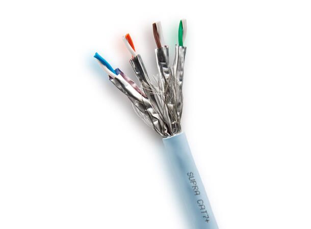 Kjøp Supra 20 meter Cat 8 kabel  med fri frakt